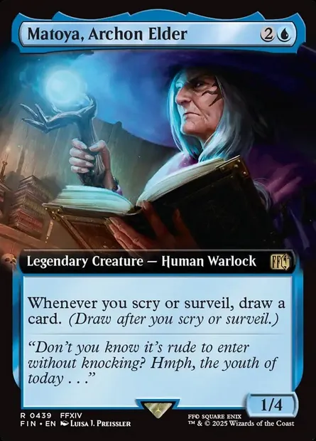 Matoya, Archon Elder, Magic card FIN 439 — Final Fantasy set