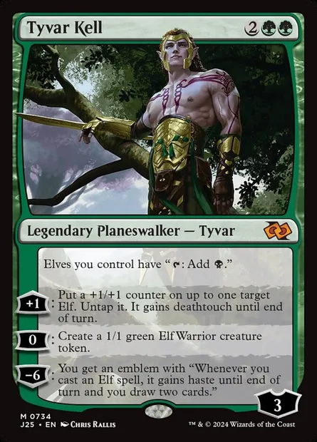 Tyvar Kell, Magic card J25 734 — Foundations Jumpstart set