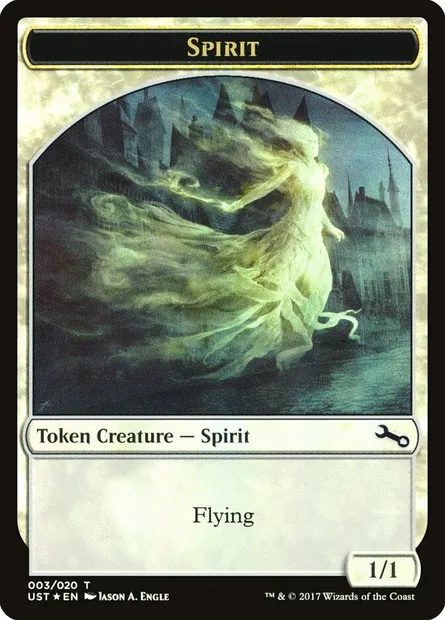 Spirit // Spirit, carte Magic TUST 3 — extension Unstable Tokens