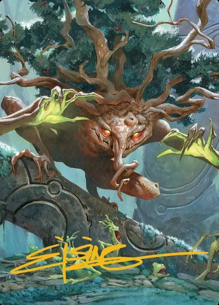 Ferrafor, Young Yew // Ferrafor, Young Yew, Magic card AECL 47 — Lorwyn Eclipsed Art Series set