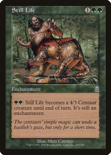 Still Life, Magic card ODY 275 — Odyssey set