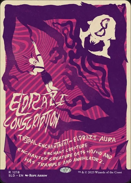 Eldrazi Conscription, Magic card SLD 1218 — Secret Lair Drop set