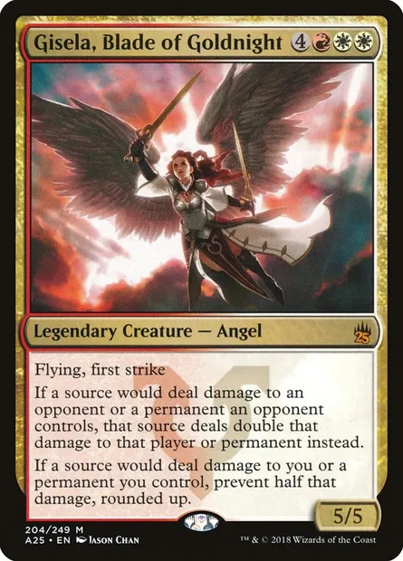Gisela, lame d'Ornuit, carte Magic A25 204 — extension Masters 25