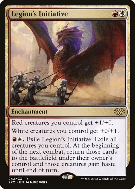 Legion's Initiative, Magic card 2X2 242 — Double Masters 2022 set