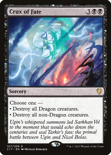 Crux of Fate, Magic card C17 107 — Commander 2017 set