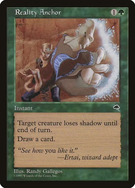 Ancre de réalité, carte Magic TMP 246 — extension Tempête
