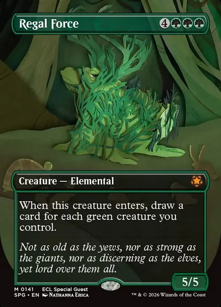 Regal Force, Magic card SPG 141 — Special Guests set