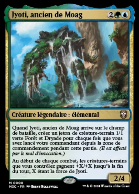Jyoti, ancien de Moag, carte Magic M3C 8 — extension Modern Horizons 3 Commander