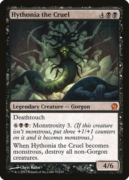 Hythonia the Cruel, Magic card THS 91 — Theros set