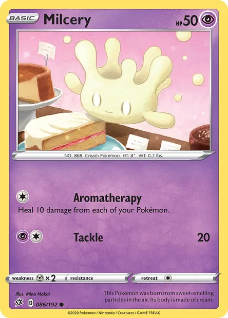Milcery, Pokémon card RCL 86 — Rebel Clash set