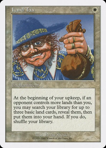 Land Tax, Magic card BRB 35 — Battle Royale Box Set set