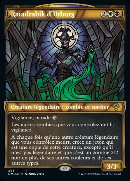 Ratadrabik d'Urborg, carte Magic DMU 353 — extension Dominaria Uni
