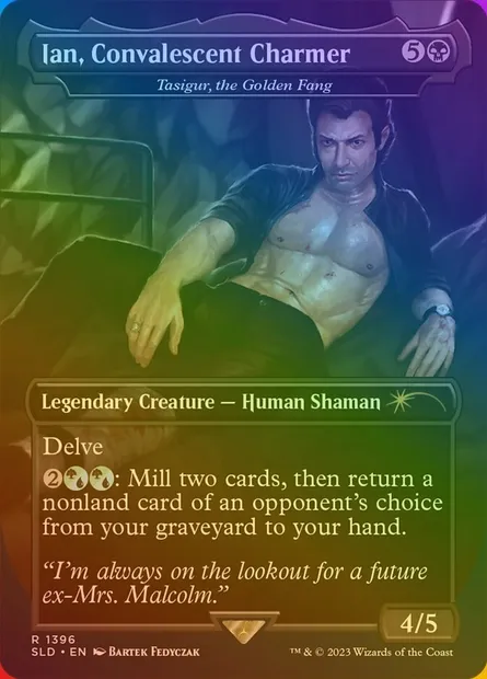 Tasigur, le Croc doré, carte Magic SLD 1396★ — extension Secret Lair Drop