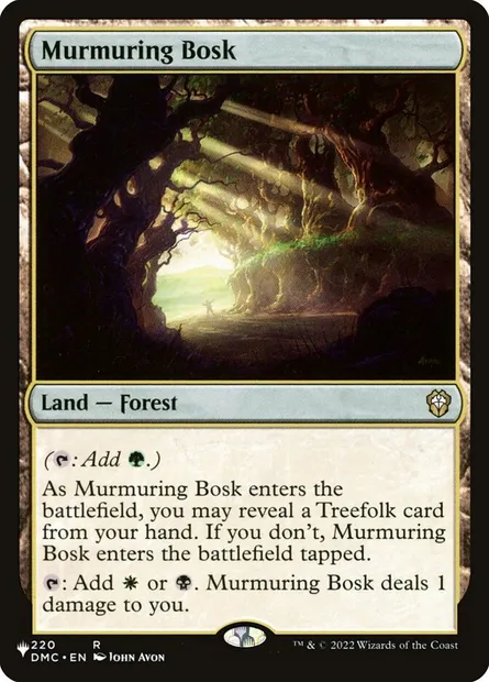 Murmuring Bosk, Magic card PLST DMC-220 — The List set