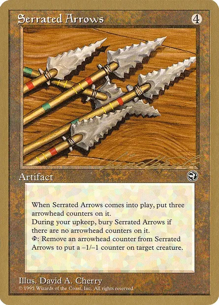 Flèches barbelées, carte Magic PTC ll110 — extension Pro Tour Collector Set