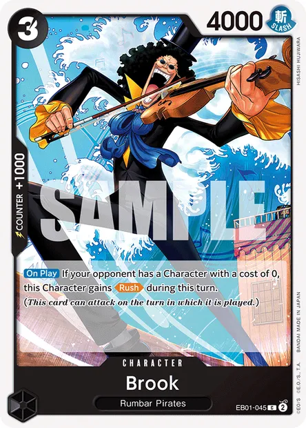 Brook, One Piece card EB01-045 — MEMORIAL COLLECTION set