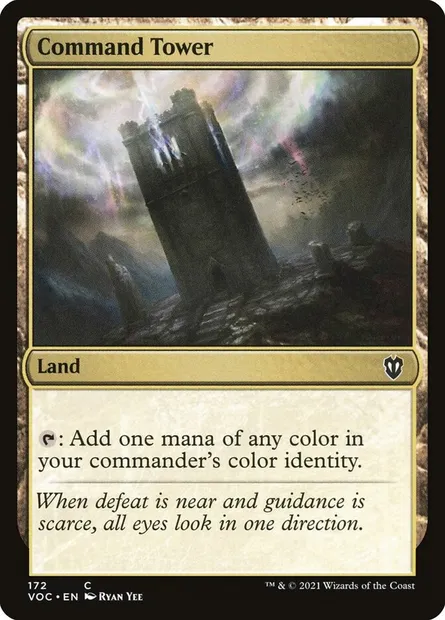 Command Tower, Magic card VOC 172 — Crimson Vow Commander set