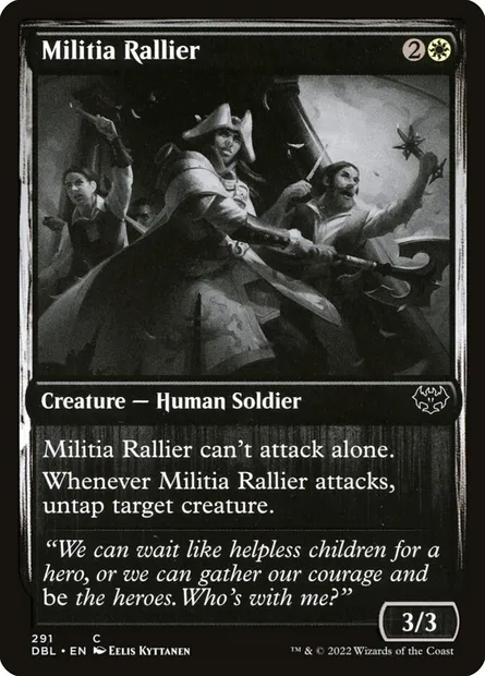 Militia Rallier, Magic card DBL 291 — Innistrad: Double Feature set