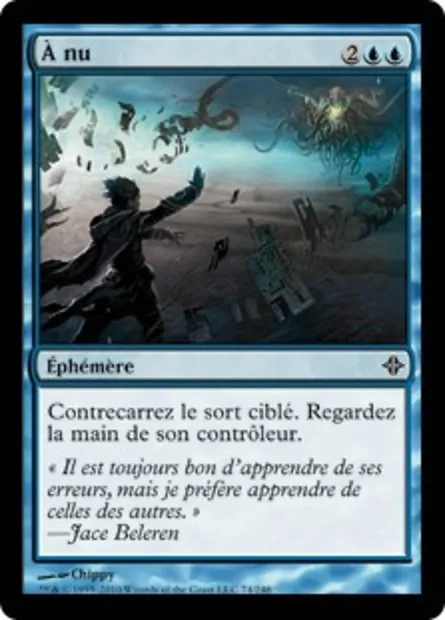À nu, carte Magic ROE 74 — extension L'ascension des Eldrazi