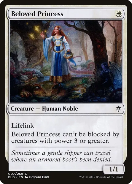 Beloved Princess, Magic card ELD 7 — Throne of Eldraine set