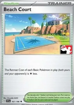 Beach Court, Pokémon card PPS 167 — Play! Pokémon Prize Pack Series set