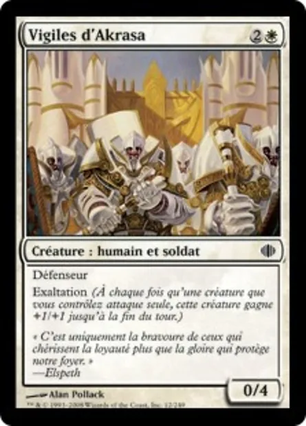 Vigiles d'Akrasa, carte Magic ALA 12 — extension Les éclats d'Alara