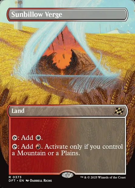Sunbillow Verge, Magic card DFT 373 — Aetherdrift set