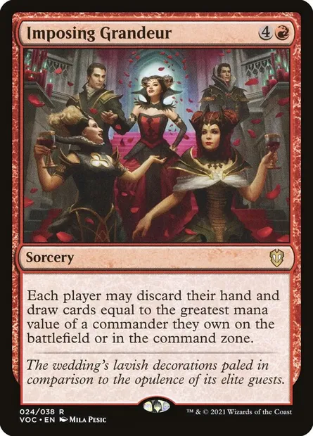 Imposing Grandeur, Magic card VOC 24 — Crimson Vow Commander set
