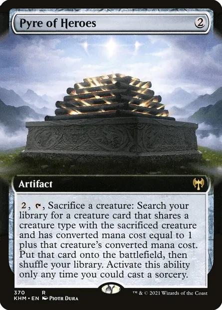 Pyre of Heroes, Magic card KHM 370 — Kaldheim set