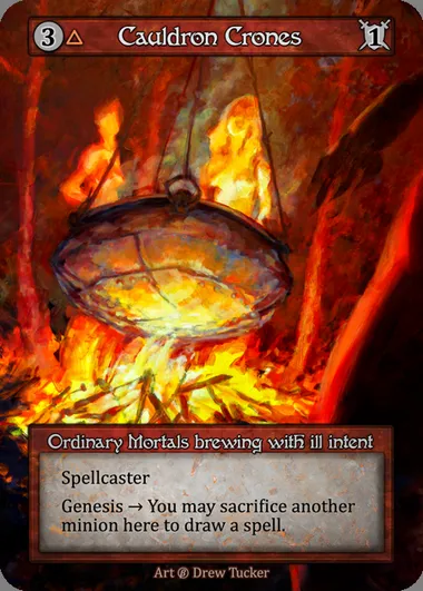 Cauldron Crones, carte Sorcery BET 037 — extension Beta