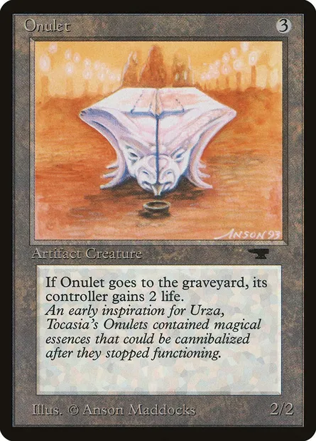 Onulet, Magic card ATQ 59 — Antiquities set