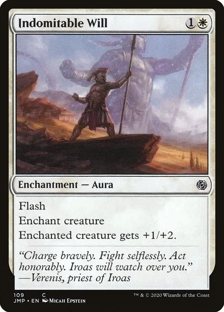 Indomitable Will, Magic card JMP 109 — Jumpstart set