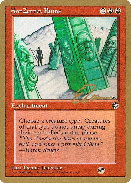 An-Zerrin Ruins, Magic card PTC et48sb — Pro Tour Collector Set set