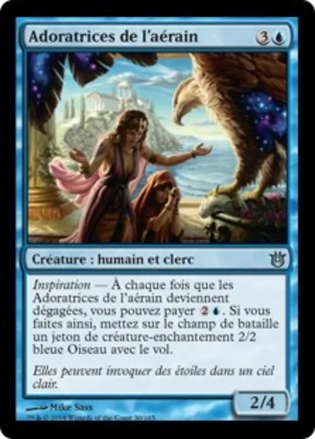 Adoratrices de l'aérain, carte Magic BNG 30 — extension Créations divines