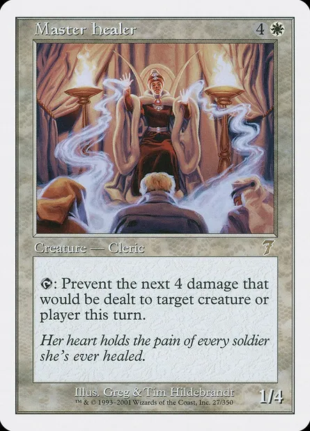 Master Healer, Magic card 7ED 27 — Seventh Edition set