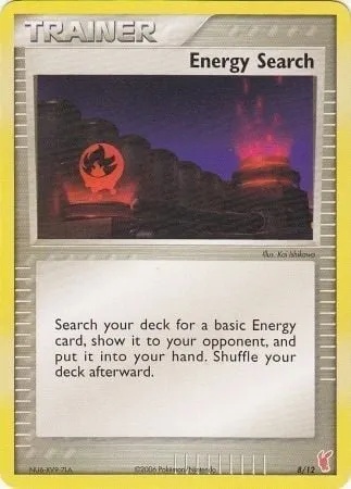 Energy Search, Pokémon card TK2P 008 — EX Trainer Kit 2 (Plusle) set