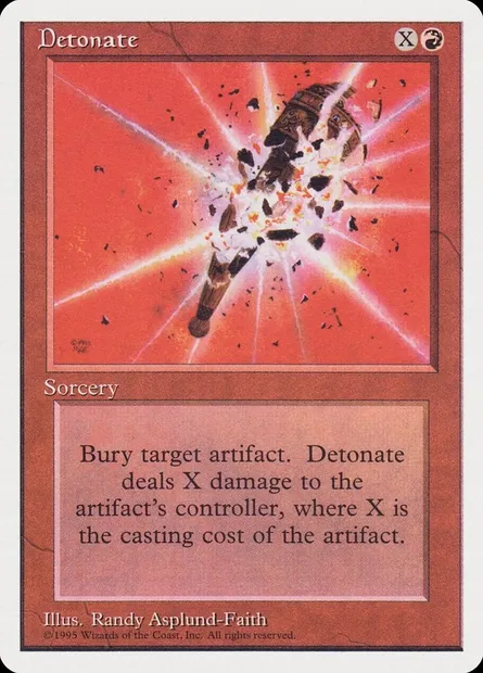 Détonation, carte Magic RQS 29 — extension Rivals Quick Start Set