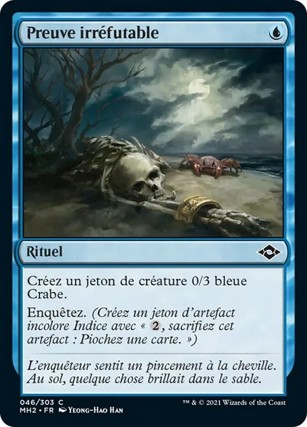 Preuve irréfutable, carte Magic MH2 46 — extension Horizons du Modern 2