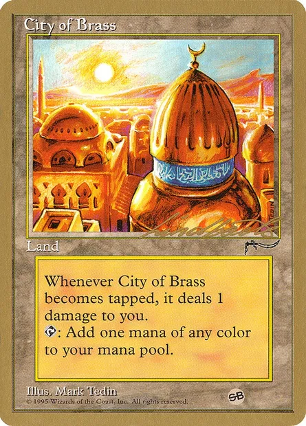 City of Brass, Magic card PTC ll112sb — Pro Tour Collector Set set