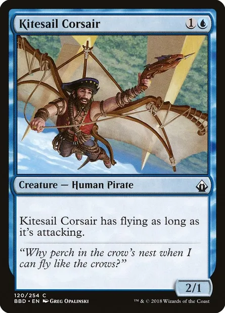 Kitesail Corsair, Magic card BBD 120 — Battlebond set
