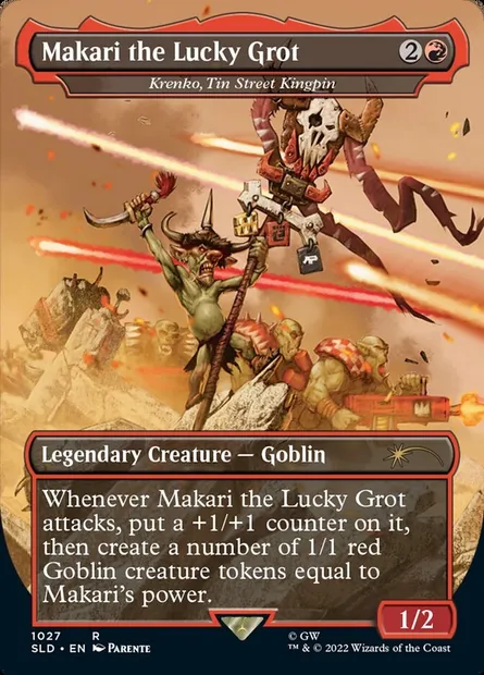 Krenko, Tin Street Kingpin, Magic card SLD 1027 — Secret Lair Drop set