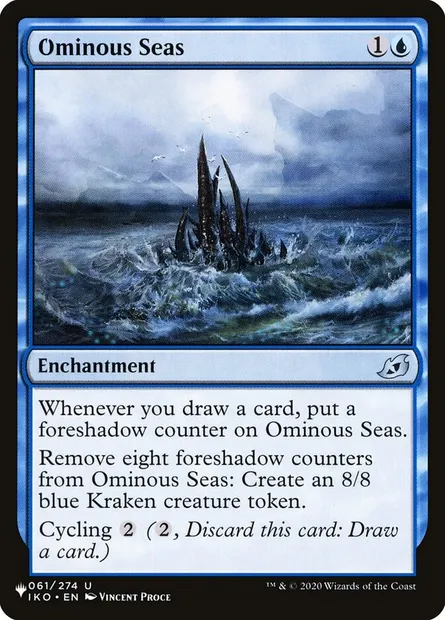 Ominous Seas, Magic card PLST IKO-61 — The List set