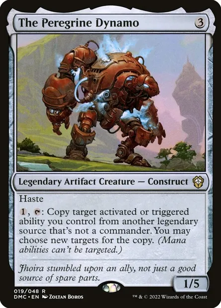 The Peregrine Dynamo, Magic card DMC 19 — Dominaria United Commander set