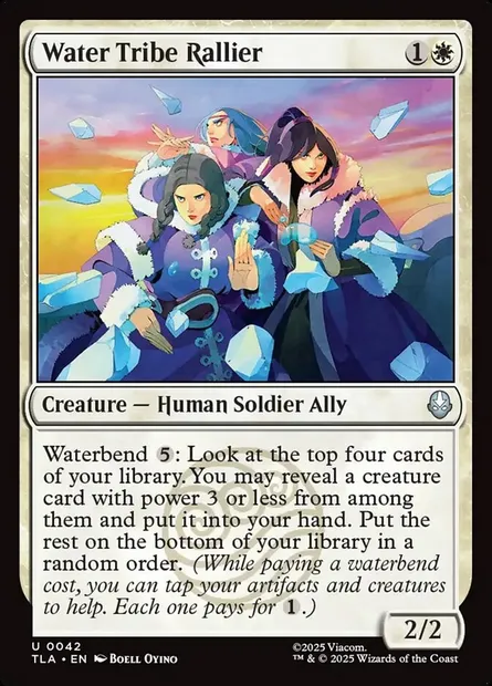 Water Tribe Rallier, Magic card TLA 42 — Avatar: The Last Airbender set
