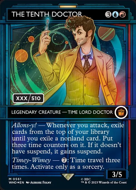 The Tenth Doctor, Magic card WHO 561z — Doctor Who set
