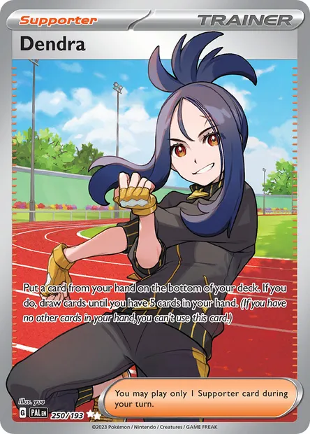 Dendra, Pokémon card PAL 250 — Paldea Evolved set