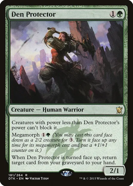 Den Protector, Magic card DTK 181 — Dragons of Tarkir set