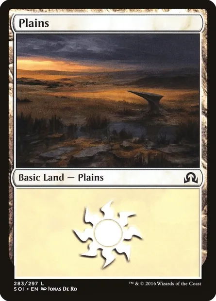 Plains, Magic card SOI 283 — Shadows over Innistrad set