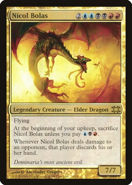 Nicol Bolas, carte Magic DRB 10 — extension From the Vault: Dragons