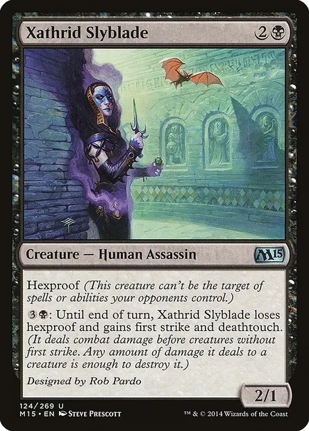 Xathrid Slyblade, Magic card M15 124 — Magic 2015 set